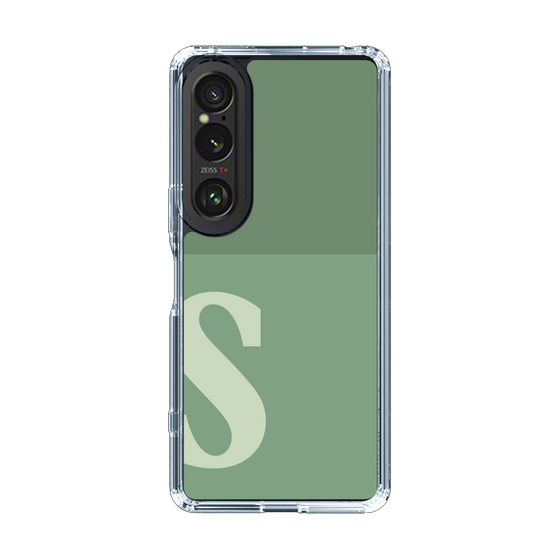 Slim Protection Case［ Original - initial two tone - S green ］