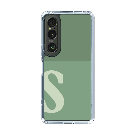 Slim Protection Case［ Original - initial two tone - S green ］