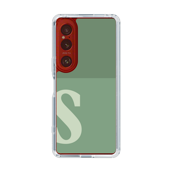 Slim Protection Case［ Original - initial two tone - S green ］