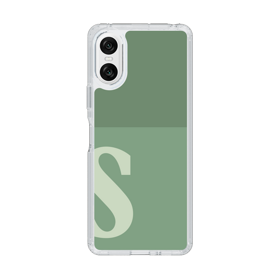 Slim Protection Case［ Original - initial two tone - S green ］