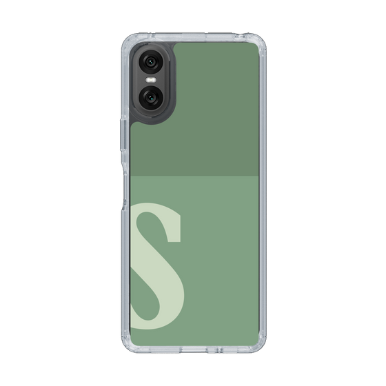 Slim Protection Case［ Original - initial two tone - S green ］