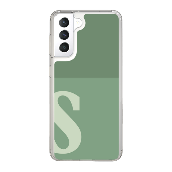 Slim Protection Case［ Original - initial two tone - S green ］