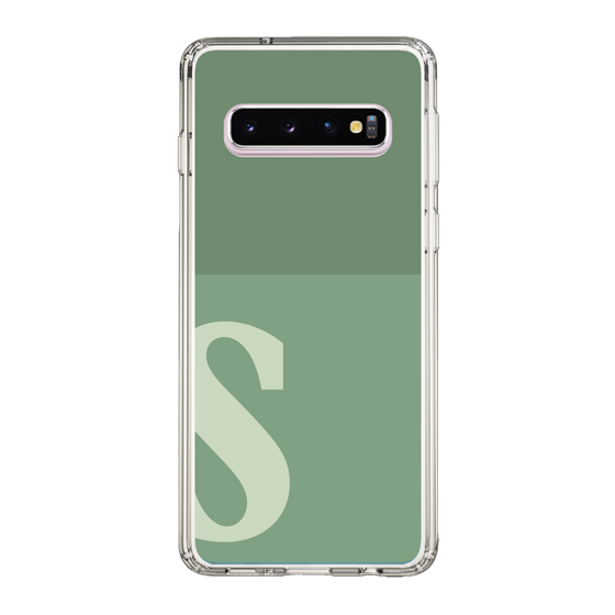 Slim Protection Case［ Original - initial two tone - S green ］