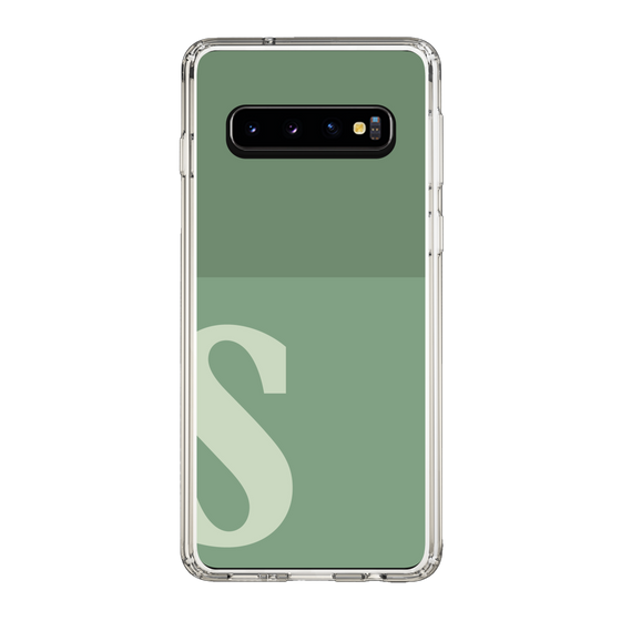 Slim Protection Case［ Original - initial two tone - S green ］