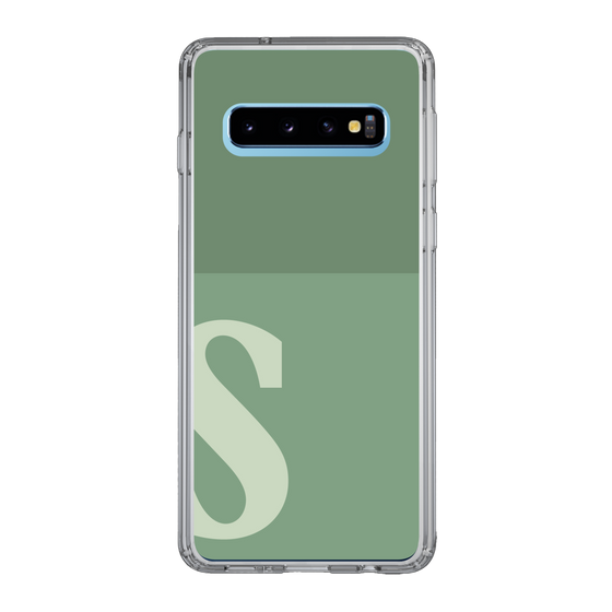 Slim Protection Case［ Original - initial two tone - S green ］