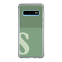 Slim Protection Case［ Original - initial two tone - S green ］