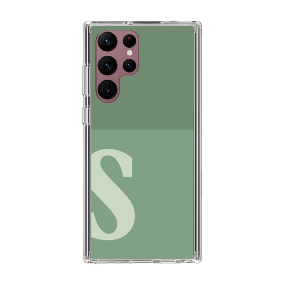 Slim Protection Case［ Original - initial two tone - S green ］