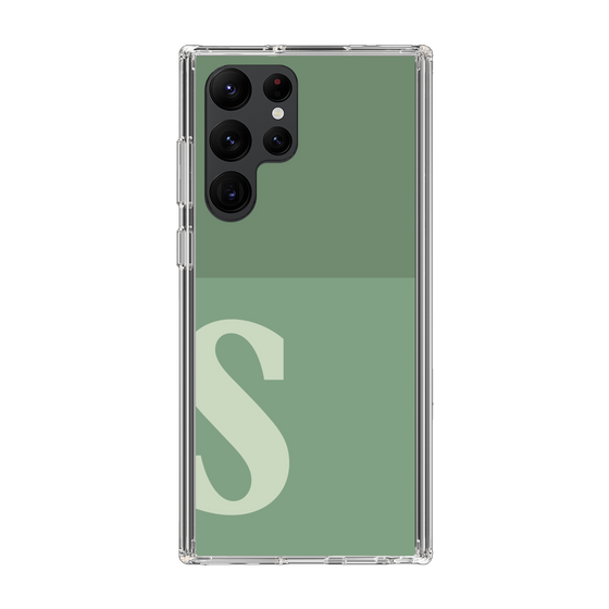 Slim Protection Case［ Original - initial two tone - S green ］