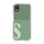 Slim Protection Case［ Original - initial two tone - S green ］