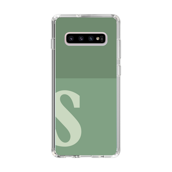 Slim Protection Case［ Original - initial two tone - S green ］