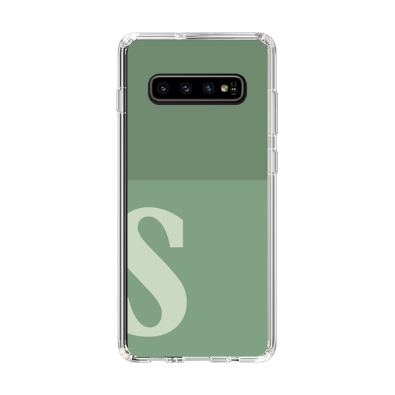 Slim Protection Case［ Original - initial two tone - S green ］