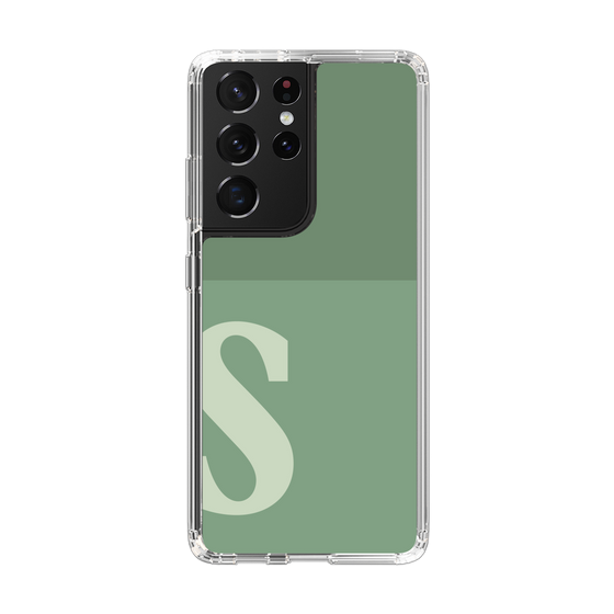 Slim Protection Case［ Original - initial two tone - S green ］