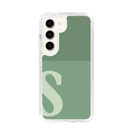 Slim Protection Case［ Original - initial two tone - S green ］