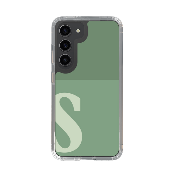 Slim Protection Case［ Original - initial two tone - S green ］