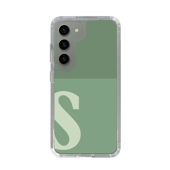 Slim Protection Case［ Original - initial two tone - S green ］