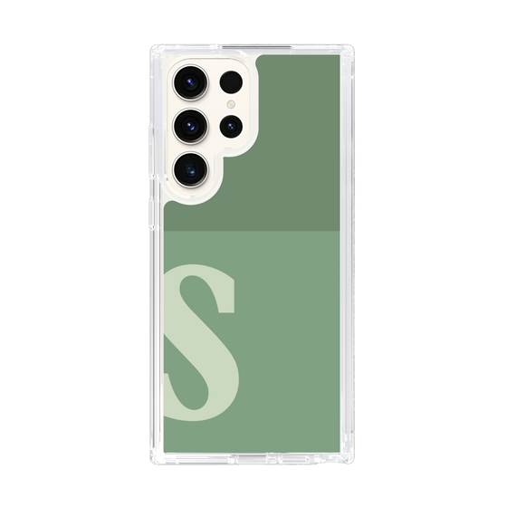 Slim Protection Case［ Original - initial two tone - S green ］