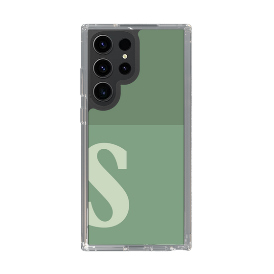 Slim Protection Case［ Original - initial two tone - S green ］