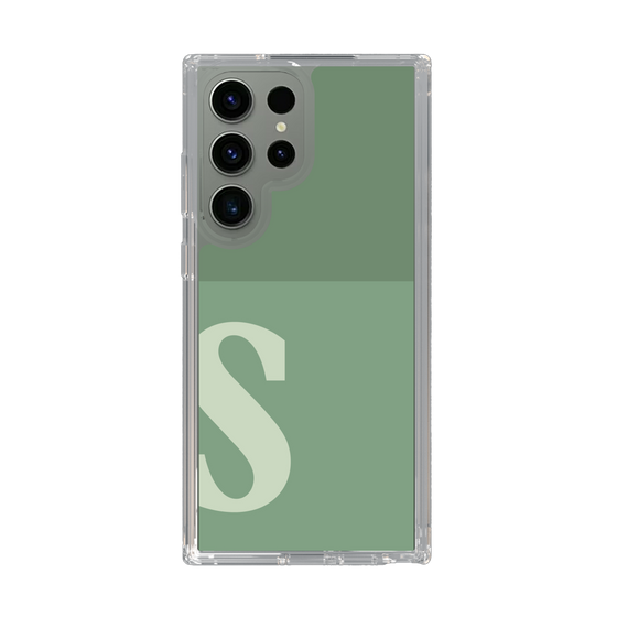 Slim Protection Case［ Original - initial two tone - S green ］