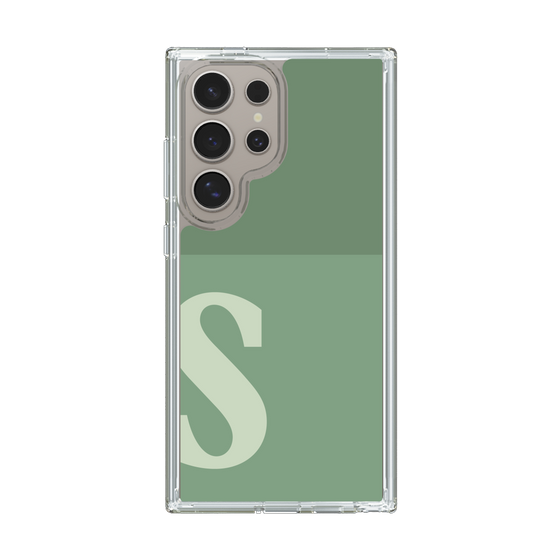 Slim Protection Case［ Original - initial two tone - S green ］