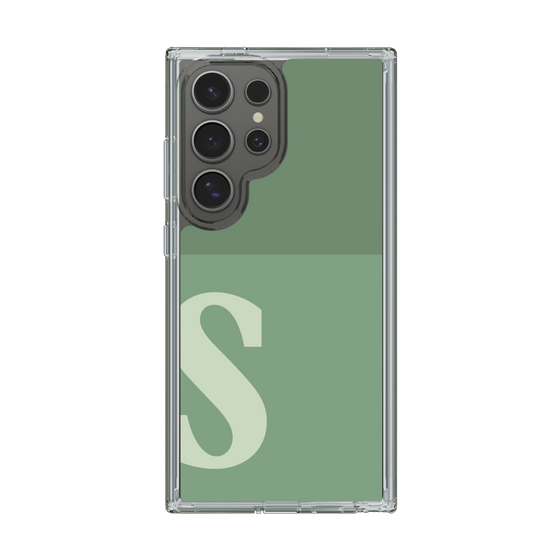 Slim Protection Case［ Original - initial two tone - S green ］