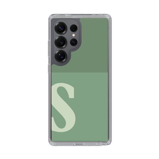 Slim Protection Case［ Original - initial two tone - S green ］