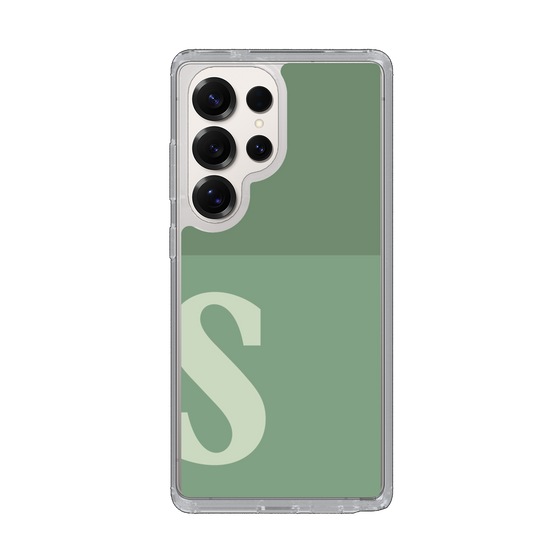 Slim Protection Case［ Original - initial two tone - S green ］