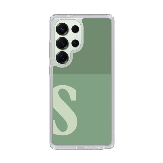 Slim Protection Case［ Original - initial two tone - S green ］