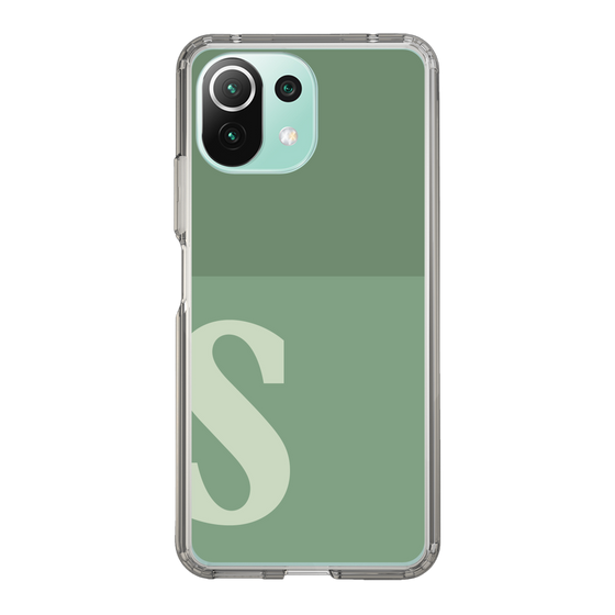 Slim Protection Case［ Original - initial two tone - S green ］