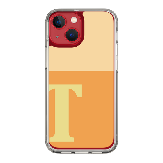 Slim Protection Case［ Original - initial two tone - T orange ］