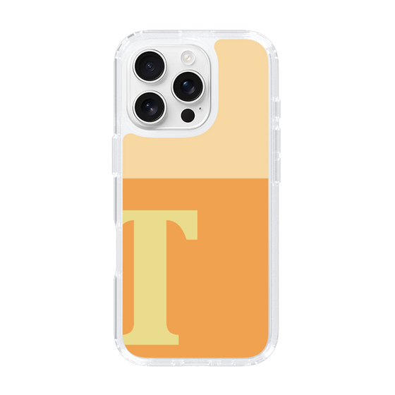 Slim Protection Case［ オリジナル - initial two tone - T orange ］
