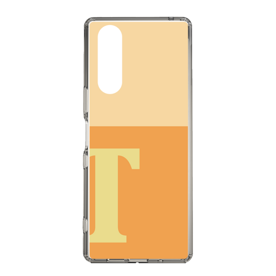 Slim Protection Case［ Original - initial two tone - T orange ］
