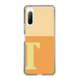 Slim Protection Case［ Original - initial two tone - T orange ］