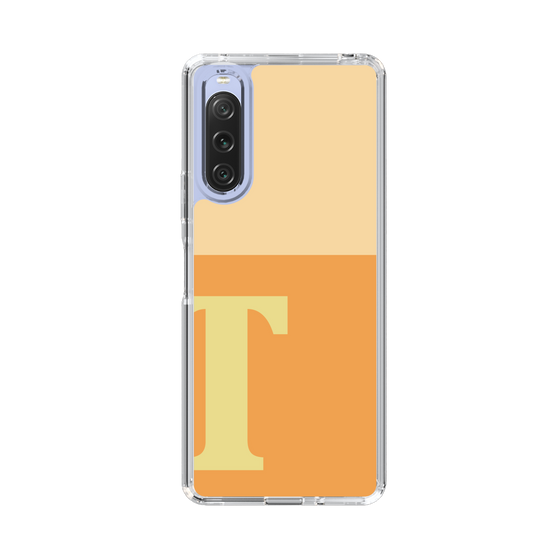 Slim Protection Case［ Original - initial two tone - T orange ］
