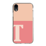 Slim Protection Case［ Original - initial two tone - T pink ］