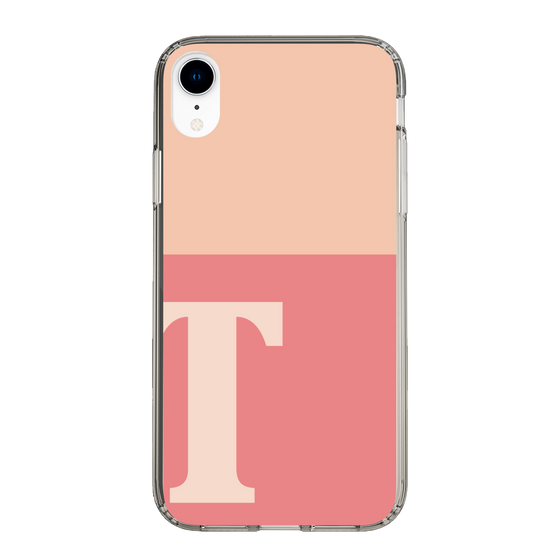 Slim Protection Case［ Original - initial two tone - T pink ］