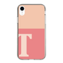 Slim Protection Case［ Original - initial two tone - T pink ］