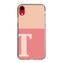 Slim Protection Case［ Original - initial two tone - T pink ］