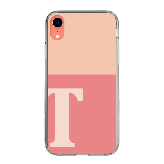 Slim Protection Case［ Original - initial two tone - T pink ］