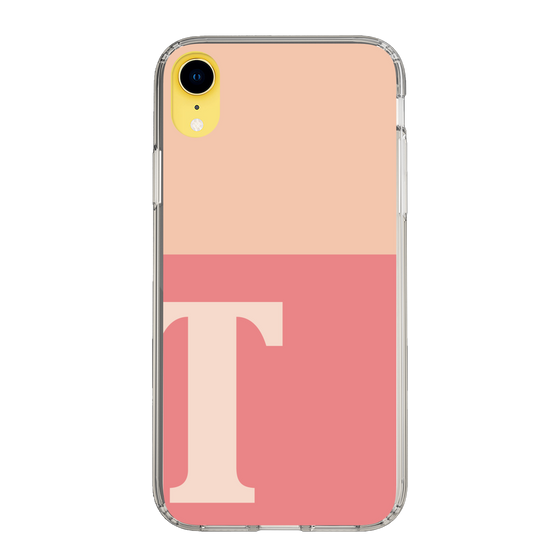 Slim Protection Case［ Original - initial two tone - T pink ］