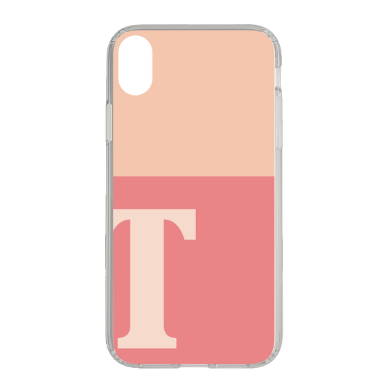 Slim Protection Case［ Original - initial two tone - T pink ］