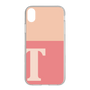 Slim Protection Case［ Original - initial two tone - T pink ］