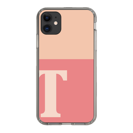 Slim Protection Case［ Original - initial two tone - T pink ］
