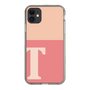 Slim Protection Case［ Original - initial two tone - T pink ］