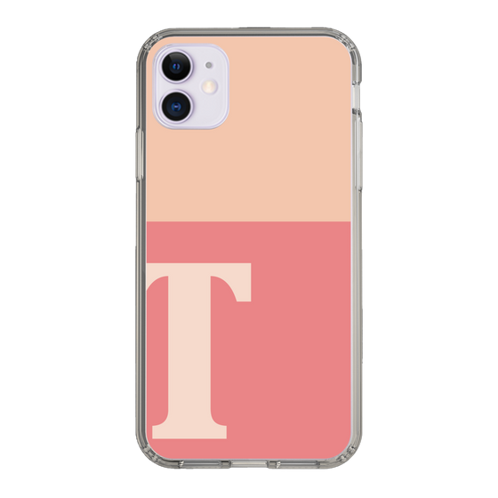 Slim Protection Case［ Original - initial two tone - T pink ］