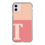 Slim Protection Case［ Original - initial two tone - T pink ］