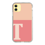 Slim Protection Case［ Original - initial two tone - T pink ］