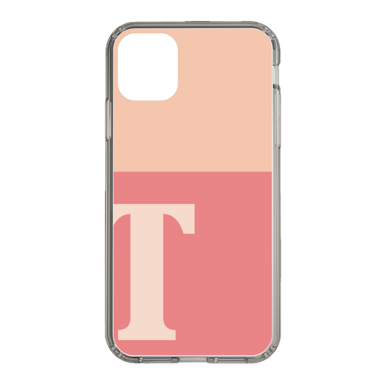 Slim Protection Case［ Original - initial two tone - T pink ］