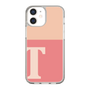 Slim Protection Case［ Original - initial two tone - T pink ］