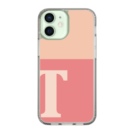 Slim Protection Case［ Original - initial two tone - T pink ］