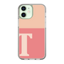 Slim Protection Case［ Original - initial two tone - T pink ］